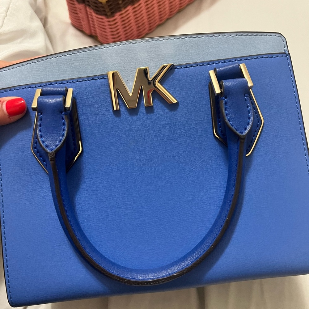 Michael Kors Blue Mott Bag.